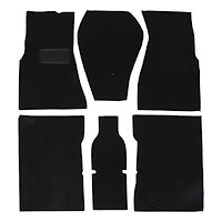 34-F84062-301 Premium Carpet Kit,  1962-1967 Chevy Nova Coupe, Black Loop Carpet