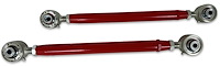 205R Adjustable Rear Lower Control Arms w/ Del-Sphere Joints, 1982-2002 GM F-Body [Red]