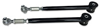 216B Adjustable Rear Lower Control Arms, Rod End & Poly Bushing, 1978-1988 GM F-Body [Black]
