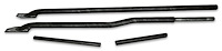 503M Tubular Subframe Connectors, 1982-1992 GM F-Body, Bare Metal