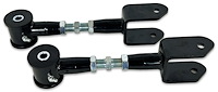 614B Adjustable Rear Upper Control Arms w/ Poly Bushings, 1973-1988 GM A/G-Body [Black]