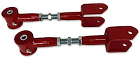 624R Adjustable Rear Upper Control Arms w/ Poly Bushings, 1964-1967 GM A-Body [Red]