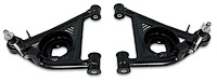 782-GB Tubular Front Lower A-Arms w/ Poly Bushings, 1978-1988 GM G-Body [Gloss Black]