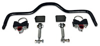 916-325B Pro-Series Rear Drag Sway Bar, 3.25 in. Axle Tubes, 1964-1967 GM A-Body [Black]
