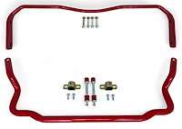 925TR Front & Rear Sway Bars Set, Poly End Links, 1978-1988 GM G-Body [Bright Red]