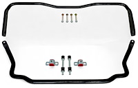 926B Front & Rear Sway Bars Set, Poly End Links, 1964-1972 GM A-Body [Gloss Black]