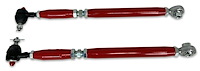 GTO-209R Tubular Adjustable Rear Toe Rods, 2004-2006 Pontiac GTO [Bright Red]