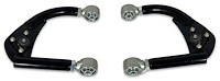 743-DS-4130B-K6462 Tubular Front Upper A-Arms w/ Pivot Joints, 1993-2002 GM F-Body [Gloss Black]