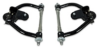 755-DELB-K5208T Tubular Front Upper A-Arms w/ Delrin Bushings, GM G-Body & S-10 [Gloss Black]