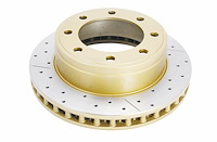 Street Series Drilled/Slotted Brake Disc, 12+ Subaru/Scion BRZ/FR-S (AU Spec) 10 Lug Slot