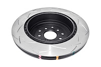 4000 Series T3 Slotted Brake Disc, 08-10 STi/2017 BRZ w/Perf. Pkg. Dual-Drilled