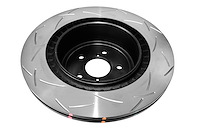 4000 Series T3 Slotted Brake Disc, 98-06 WRX Upgrade to STi Calipers w/ Standard 170mm Handbrake