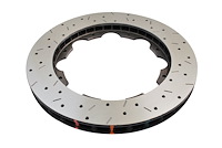 5000 Series Drilled/Slotted Brake Disc Ring, 09+ Nissan GTR