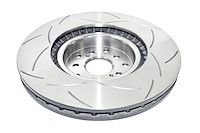 Street Series T2 Slot Brake Disc, 02-09 Subaru WRX STi 10 Stud Hole