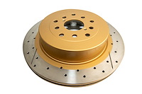 Street Series Drilled/Slotted Brake Disc, 02-07 Subaru WRX STi 10 Stud Hole
