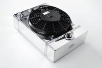 The KING Cooler - Ultimate Drag Race Radiator w/ SPAL Fan & Mounting Kit