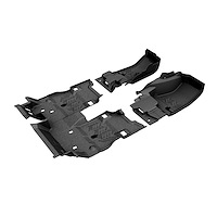 B1009732-BLK1-AA Replacement Front & Rear Flooring System for Select Jeep Gladiator JT [Mesa Smoke]