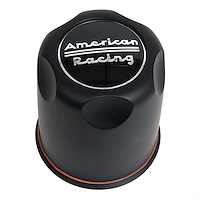 1327000SB Center Cap 3.270" Diameter [Black Push-Thru]