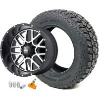Jeep JK KMC XD820 Wheel and Tire Kit 2007-15 Jeep Wrangler JK Includes: