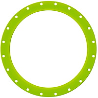 XD827 Series RS3 Green 18" Bead Ring Insert