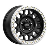 KM23478563700 KM234 GRENADE DESERT Beadlock Wheel [Size: 17"x8.5"] Satin Black Finish