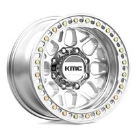 KM23579080538N KM235 GRENADE CRAWL Beadlock Wheel [Size: 17"x9"] Machined Finish