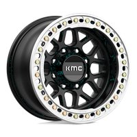 KM23579080738N KM235 GRENADE CRAWL Beadlock Wheel [Size: 17"x9"] Satin Black Finish