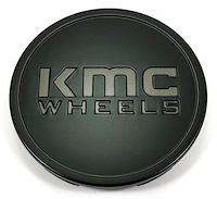 KMC Wheels Center Cap For KM718 Summit Black with Gray Accent Wheels [Satin Black]