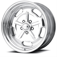 VN471 SALT FLAT Wheel, Size: 17x7", Bolt Pattern: 5x4.5" [Polished] 00 mm Offset