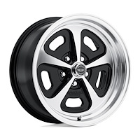 VN501 Wheel Size: 17 x 7" Bolt Pattern: 5 x 4.50" [Gloss Black/Machined]