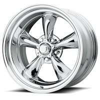 VN615 Series Chrome Torq-Thrust II Wheel Size: 17" x 8"