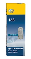 BULB 168 12V 5W 3CP W2.1X9.5D T3.25