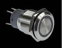 SWITCH ON/OFF RING 12V BL
