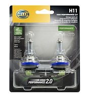 H11 High Performance Halogen Light Bulb, Twin Pack
