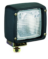 H15506021 Ultra Beam Halogen Work Lamp, Square, Clear Lens, Black Housing, Close Range 12 V 55 W