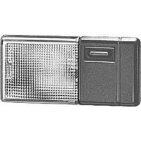 6487 Interior Lamp Rectangle Clear Lens w/ON/OFF Door Contact 24V
