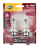 H4 Halogen High Wattage Light Bulb, Twin Pack [100/80W]