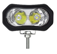 ValueFit LED Work Lamp Oval 2 LED Warning Spotlight Blue