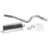Super Turbo Cat-Back Single Exhaust System for 1993-2001 Jeep Cherokee w/4.0L [Aluminized]