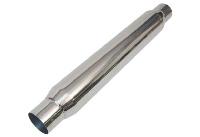 Stainless Glasspack Muffler In/Out: 2.5"