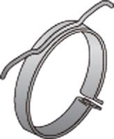 Walker Exhaust Bracket Steel Hanger Length for 1983-1996 Ford Bronco w/4.9L, 5L, 5.8L [Silver]