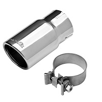 Universal Exhaust Tip Slant Cut