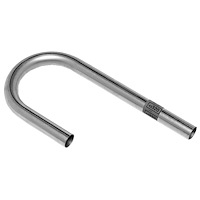 Mandrel J-Bend - Aluminized Tube OD: 1-1/2"