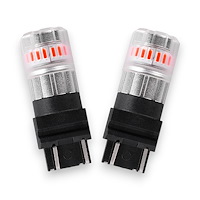 3121R ECO Series WT21W LED Light Bulbs, Red, Pair