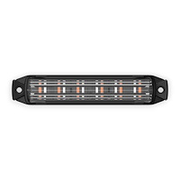 BB6010C BUILTBRIGHT Work Bar Strobe4, 4 in. LED Strobe Light, Amber/Blue