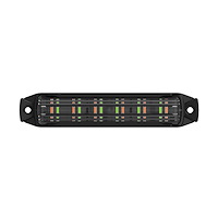 BB6010D BUILTBRIGHT Work Bar Strobe4, 4 in. LED Strobe Light, Amber/Green