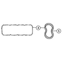 Cylinder Head Cover Gasket Kit Fits Select Gen III HEMI Models [One Cylinder Head]