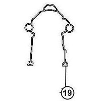 Timing Cover Gasket Fits Select Chrysler, Dodge, Jeep and Ram HEMI Models