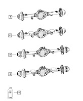 68494304AB 12" Dual Wheel Rear Complete Axle Assembly Fits Select Ram 3500 6.4/6.7L