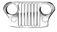 Grille 1972-83 Jeep CJ5
